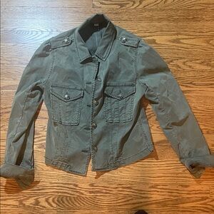 PAIGE Utility Jacket in Army Green